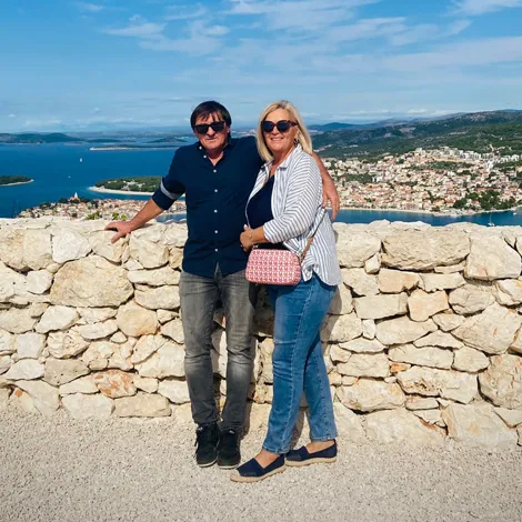 Zdenka and Ivica Plejić, local hosts