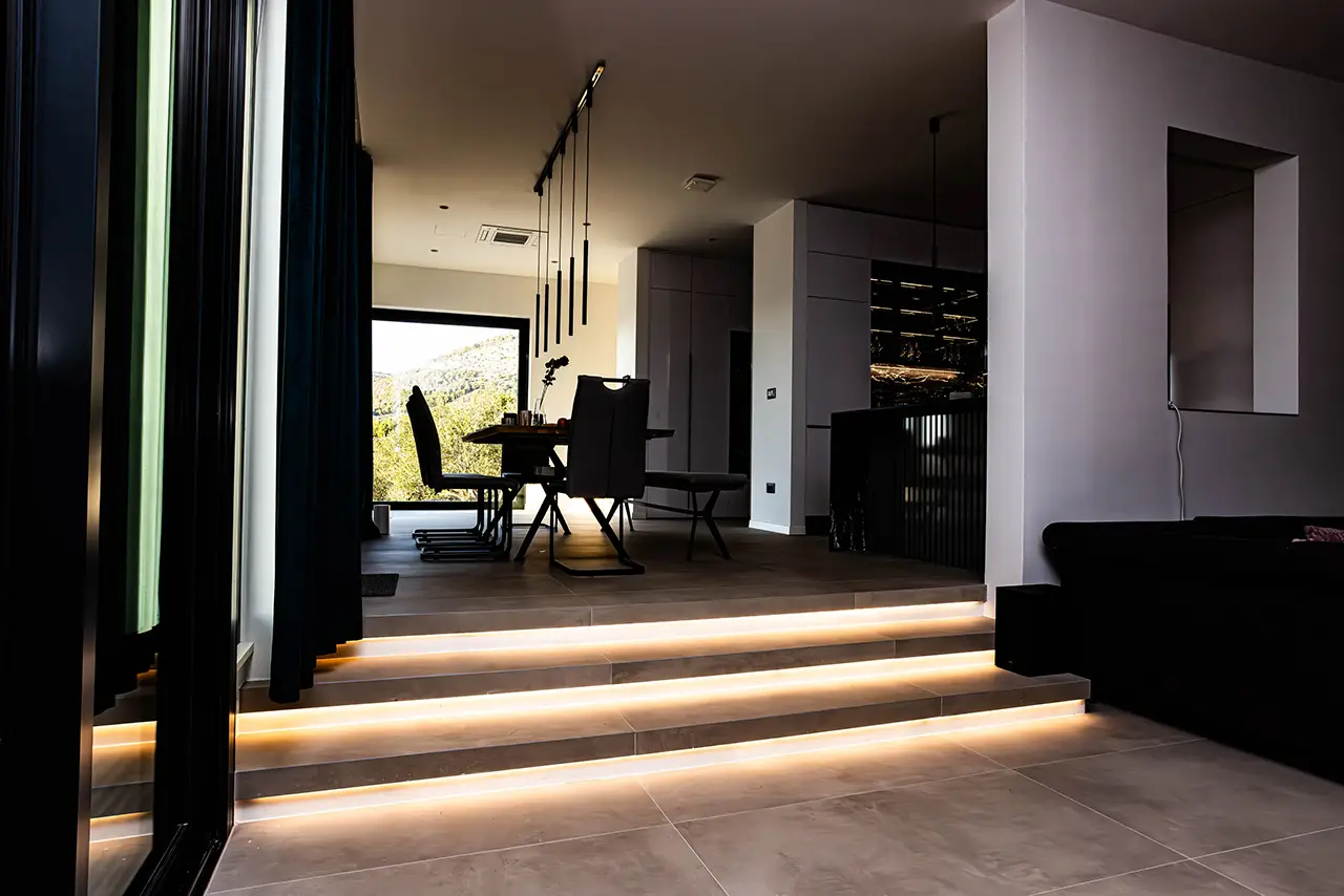 Serenity two – Living room and dining area